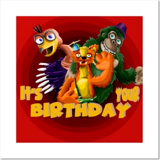 It's Your Birthday logo Posters and Art